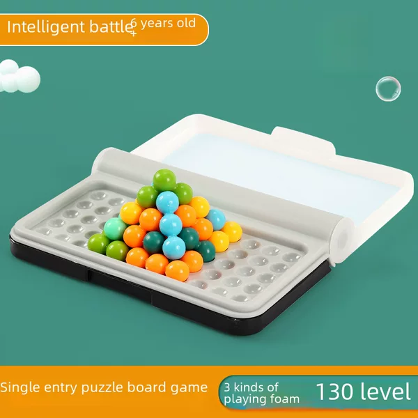 Wisdom Battle Board Game Intellectual Magic Beads Children's Logical Reasoning Thinking Training DIY Interactive Toy Puzzle