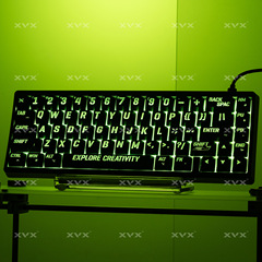 XVX マイアミ 2.0 キーキャップ半透明パーソナライズされた IMD プロセス大文字正刻印パーソナライズされたパターン半透明