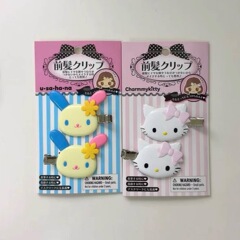 日本可爱卡通三丽鸥俏咪无痕发夹花小兔侧边刘海夹发卡甜美发饰女