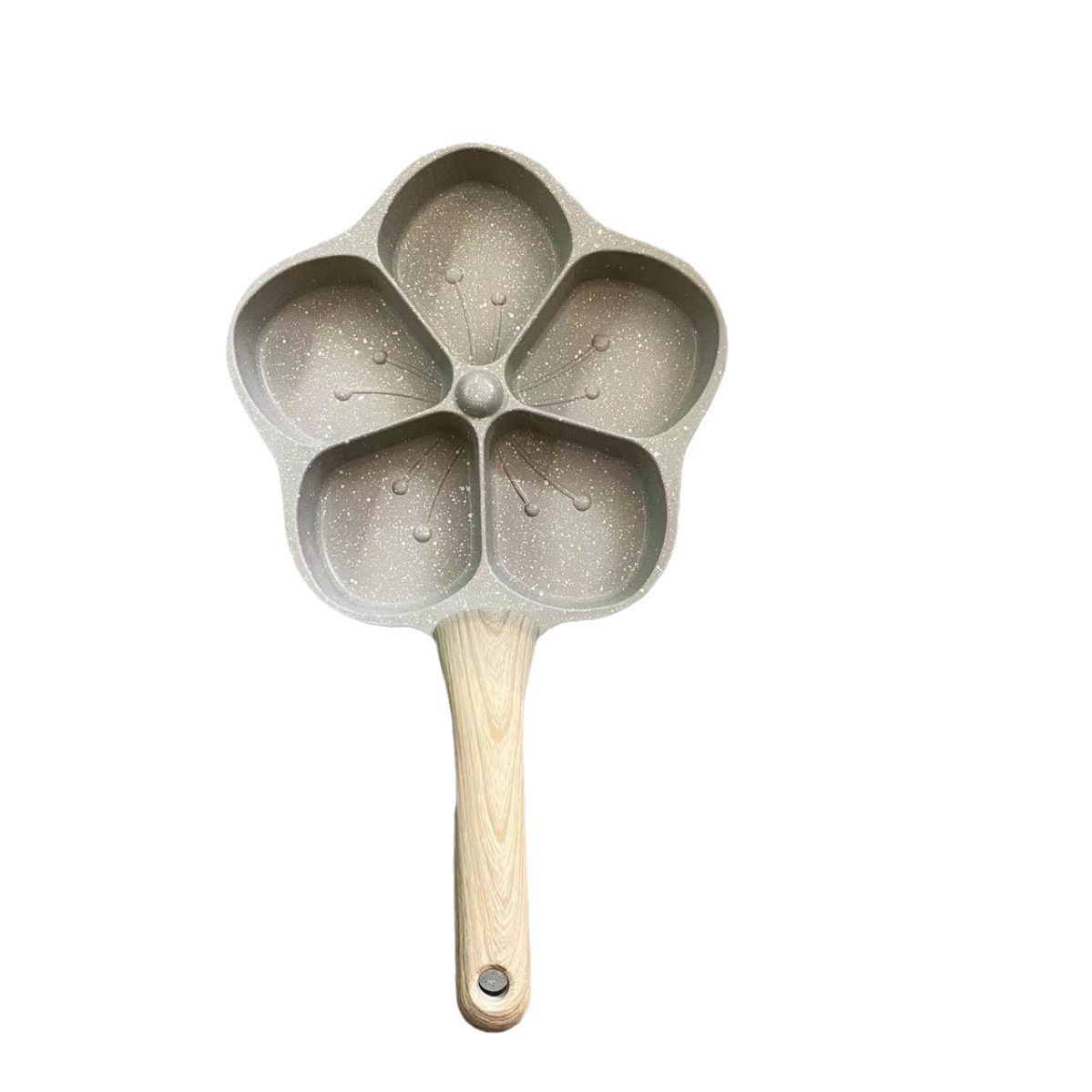 Sartén de tortilla maifan sartén de piedra sartén antiadherente para el hogar pan de cuatro agujeros mini pan de desayuno tortilla artefacto pequeño pan de panqueque