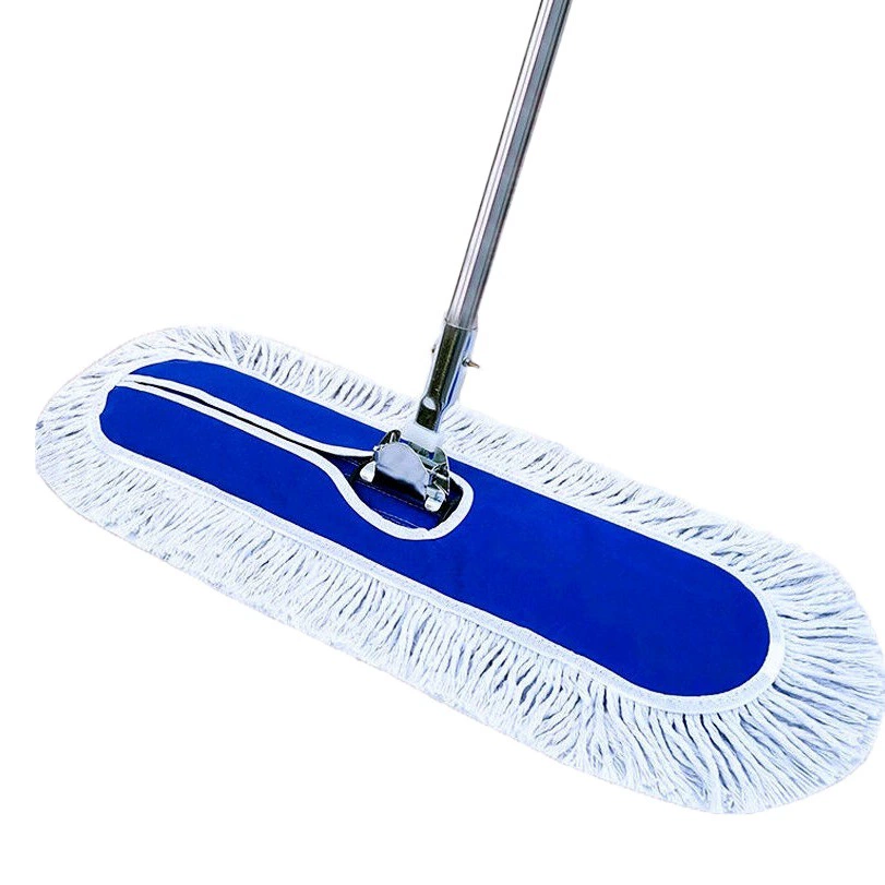 Плоская Швабра большая Строка из хлопковой нити Замена швабры пыль толкающая головка толстый антикоррозийный стержень толкатель пыли свойство пыль толкать