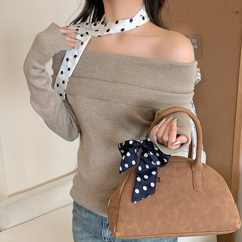 Bufandas de seda cuadrada bufandas de seda de alta calidad de primavera y verano para mujeres delgadas correa de cabello atada bolsa de decoración bufandas largas