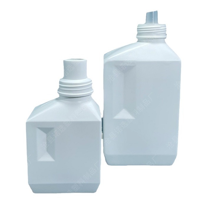 500ml detergente en polvo botella de detergente 1000ml tanque de reflujo detergente suavizante botella PE flor fertilizante botella cuadrada