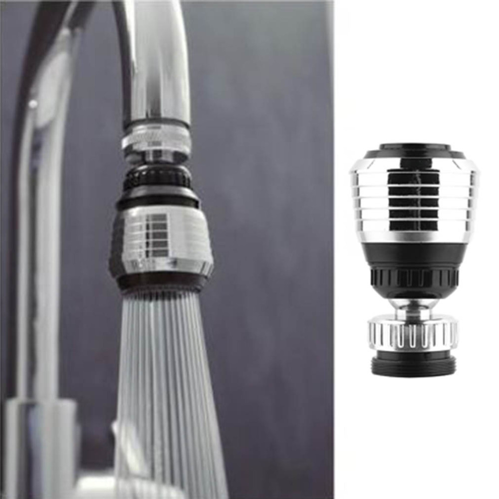 Todo plástico imitación metálica ahorro de agua grifo burbujeante filtro boquilla burbujeante de cocina fácil de instalar y rápido
