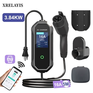 Amerika Standartı Şarj Pili 3.84Kw Type1 Portativ Şarj Tapançası 16A Sürətli Şarj