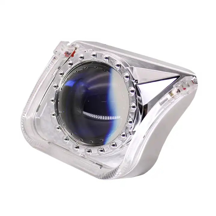 2,5 pulgadas oblicua U pantalla integrada tipo de guía de luz resalte universal luz diurna Ángel ojo cubierta decorativa universal