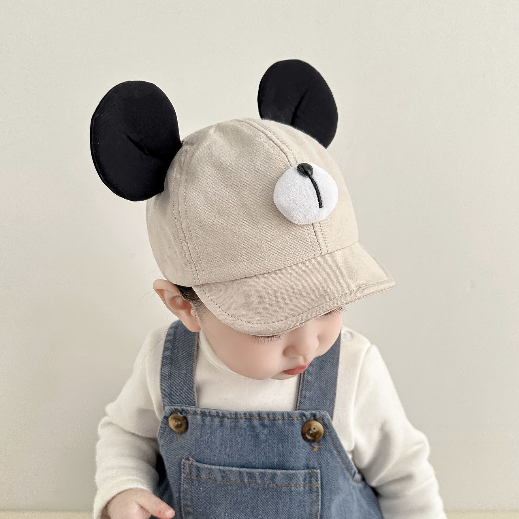 Gorra de Patito para Bebé de Algodón con Protección Solar para Salidas y Aire Libre