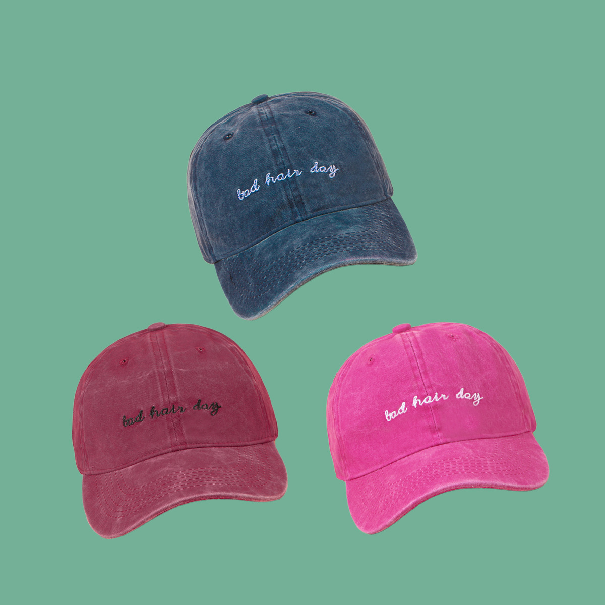 Korean Washing Baseball Cap Wholesale display picture 19