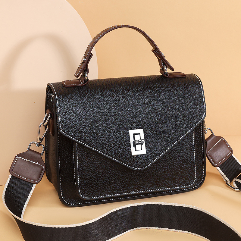 Top Grain Cowhide Leather Handbag For Women, 2025 Summer New Commuter Bag, Genuine Leather French Crossbody Small Square Bag - Thumbnail 2