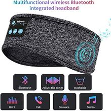 薄款藍牙發帶Music標無線藍牙音樂運動頭巾睡眠眼罩運動耳機頭套