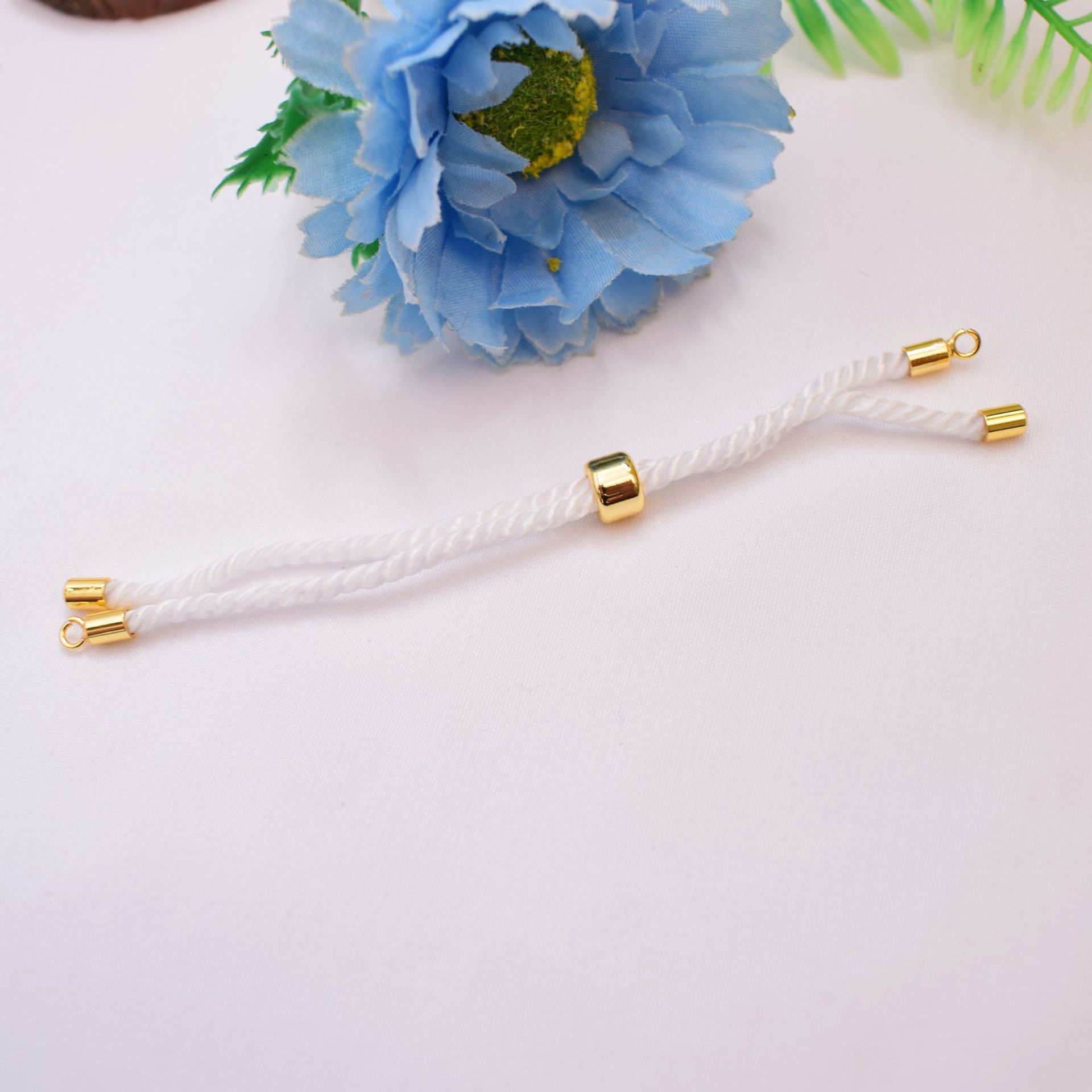 8g Weight Chain Jewelry Making Type DIY Jewelry Accessories Classification 5 PCS/Package Quantity Copper Material Color Block Pattern Plating Design Simple Style, Classic Style Style 5 PCS/Package Cloth Copper Color Block Chain 2