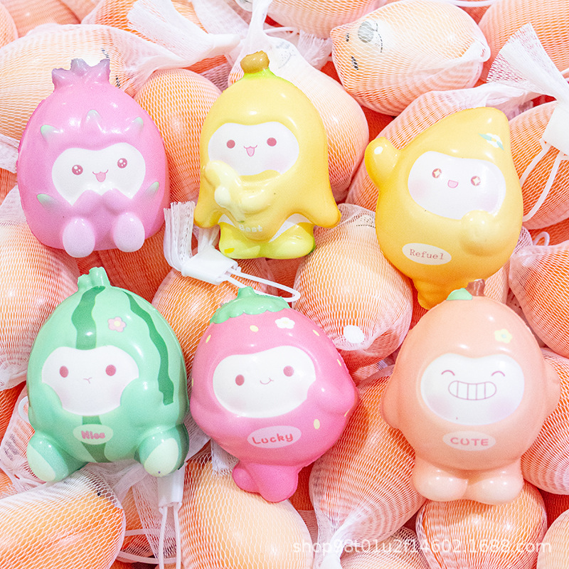 과일계란소년 [약 10cm] 메쉬백