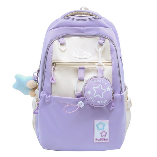 Cross-border Japanese Girl School Bag Junior High School Students and Primary School Students Korean Style Large Capacity Backpack College Style Backpack High School Students