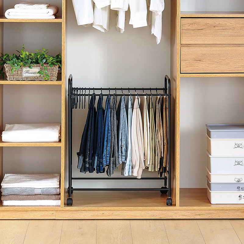Estante de pantalones para almacenar artefactos multifuncionales móviles armario doméstico multicapa sin marcas percha de ropa grande percha de pantalones percha de almacenamiento