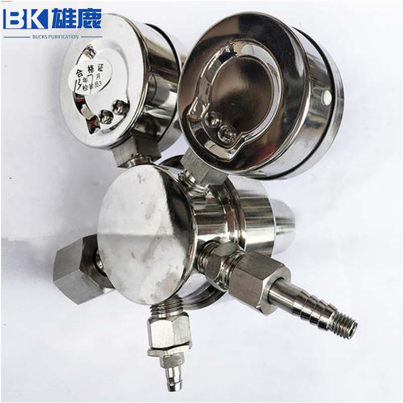 供应希星氨气减压器 易插形氧气管YQA-441不锈钢氨气减压阀