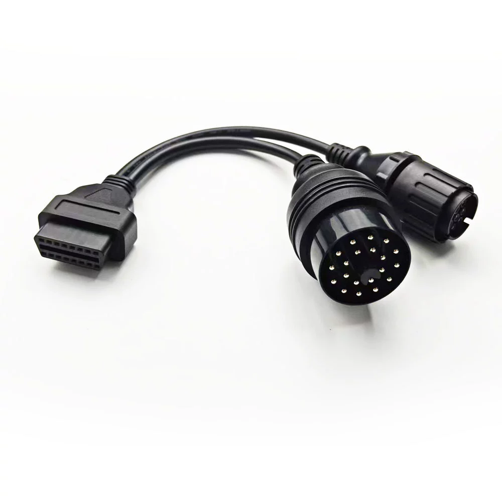 Автомобильный жгут проводов BMW OBDII-16P на разъем 20P 10P