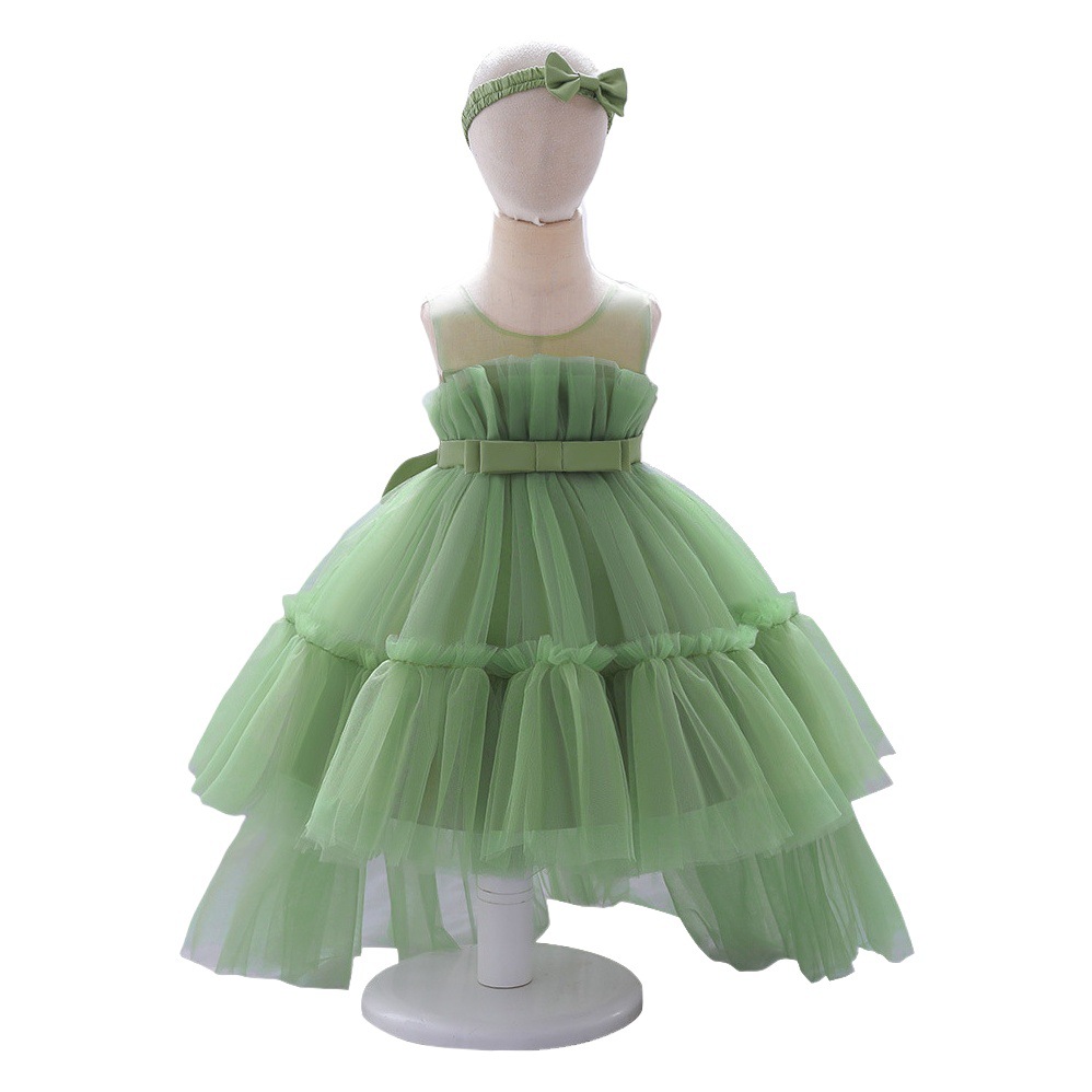 Vestido de princesa para niñas de Amazon 2026, con tul en cola y falda abullonada, para bebés y niñas pequeñas, vestido de cumpleaños para bebés de un año image 1