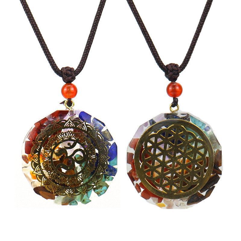 Retro Eye Crystal Handmade Pendant Necklace 1 Piece