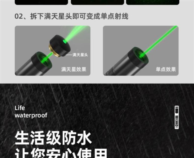 Deli Green Laser Pointer Sales Model Sand Table Indicator Pen Engineering Department Pointer Highlighter Dl552001 552002