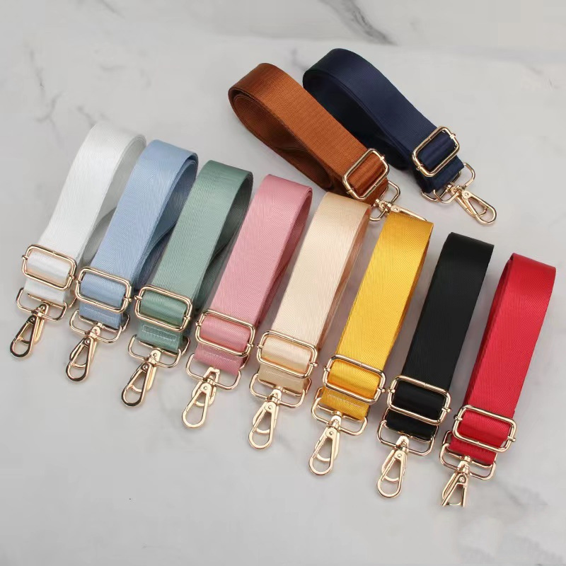 Nylon Solid Color Sling Strap Bag Accessories display picture 3