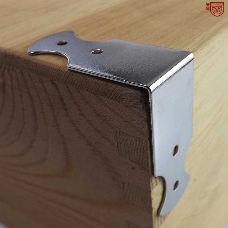 AW008 caja de aviones caja de accesorios caja de armario caja de madera hardware código de ángulo de hierro 90 grados borde de envoltura de ángulo protector de ángulo