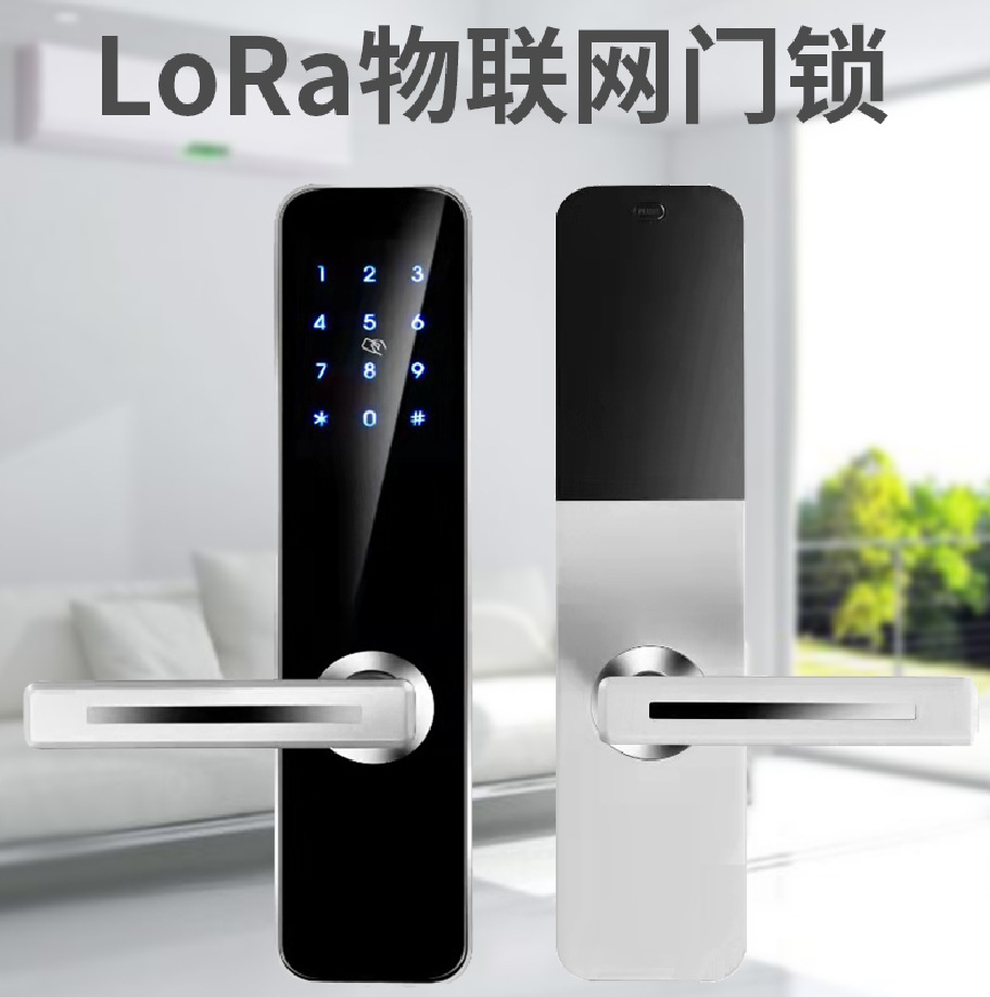 厂家直销教室门锁LORA联网密码门锁校园宿舍一卡通支持二次开发