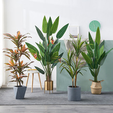 大型北欧仿真植物落地旅人蕉盆景室内客厅装饰假盆栽绿植摆件树