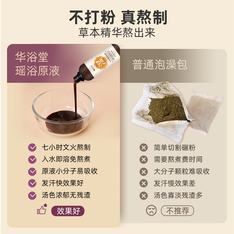 華浴堂瑶浴原液草本風呂薬包正品風呂美容院専用入浴薬包瑶浴包|undefined