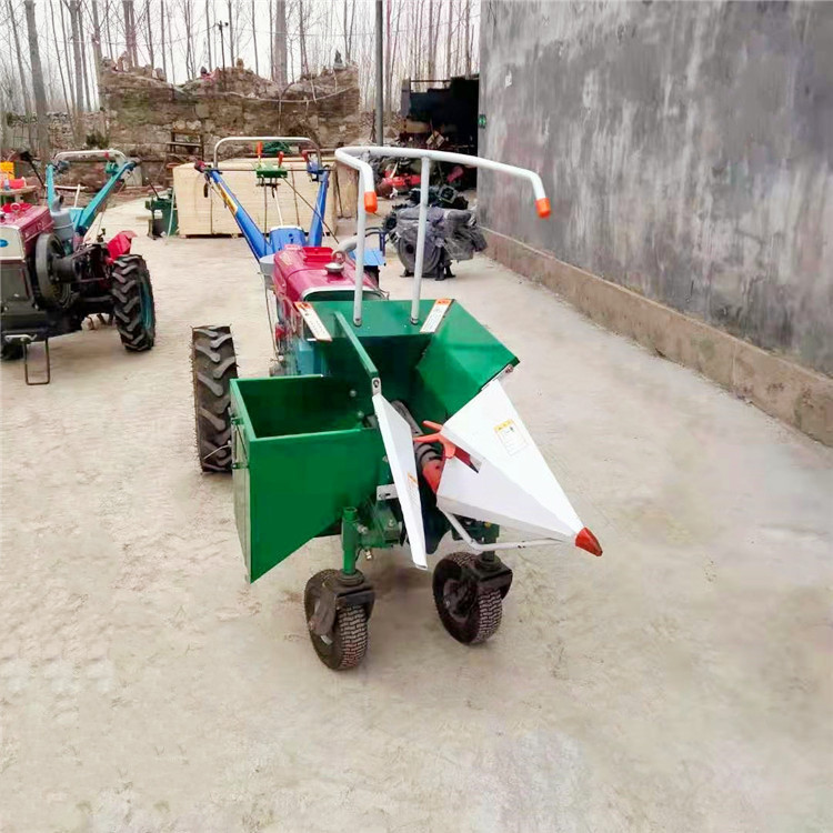 山地小地块丘陵摘穗剥皮玉米收割机 低损失玉米联合收获机 手扶款