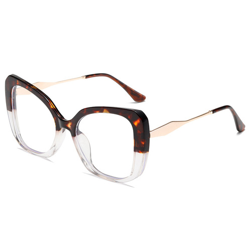  cross-border new anti-blue light flat mirror for women ins internet celebrity same style plain decorative cat eye glasses BL6801