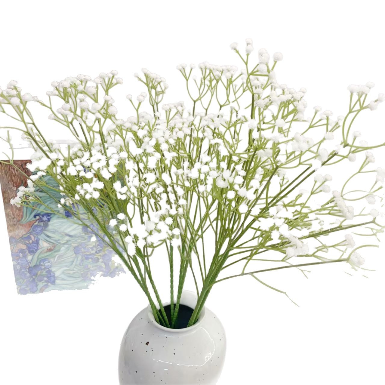Ramo de flores falsas de gypsophila (nubes) – para bodas, fotografía, decoración del hogar, dama de honor.