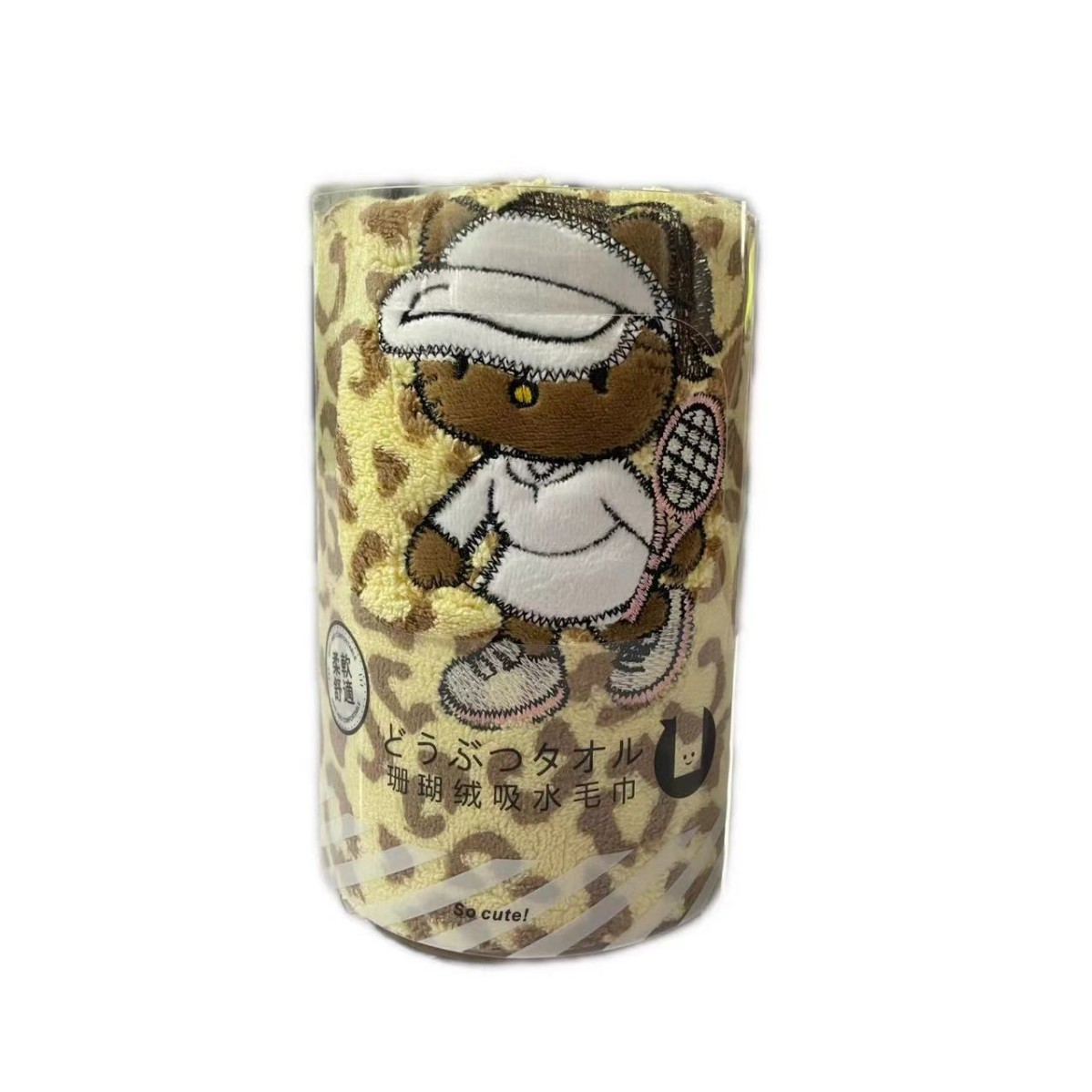 노란색 표범무늬 KT 고양이(카드 헤드 포함)