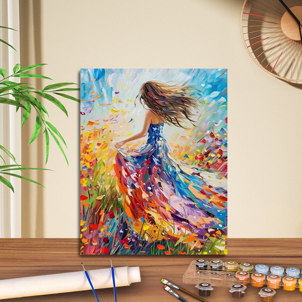 Transfronterizo jitdiy agente de pintura al óleo digital fabricantes al por mayor artesanal amazon pintura al óleo decorativa barraca de relleno
