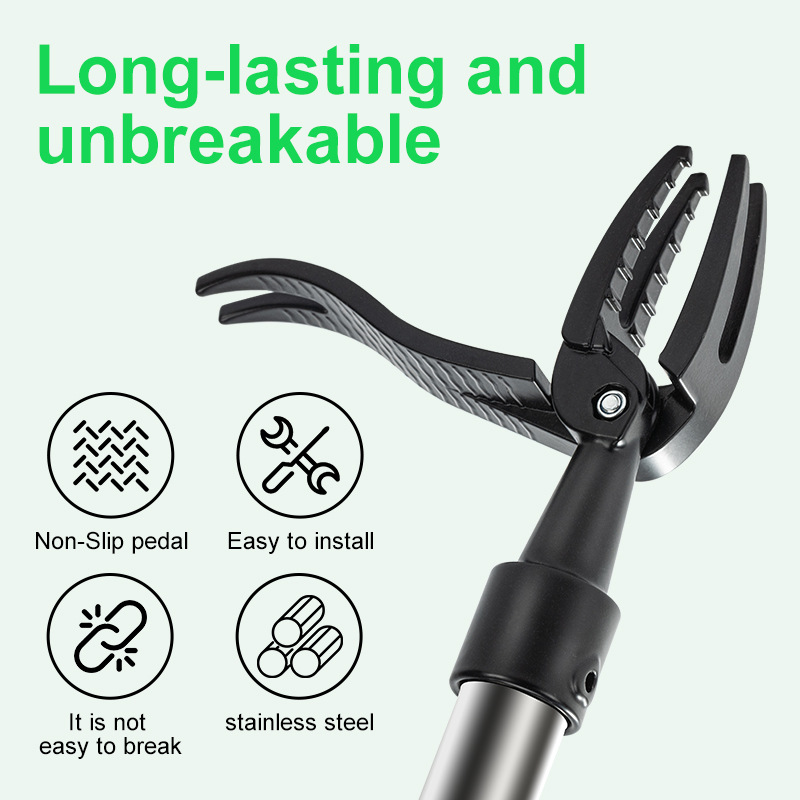 Ergonomic Weeding Tool 免弯腰除杂草拔草器跨境Stand-Up Weeder