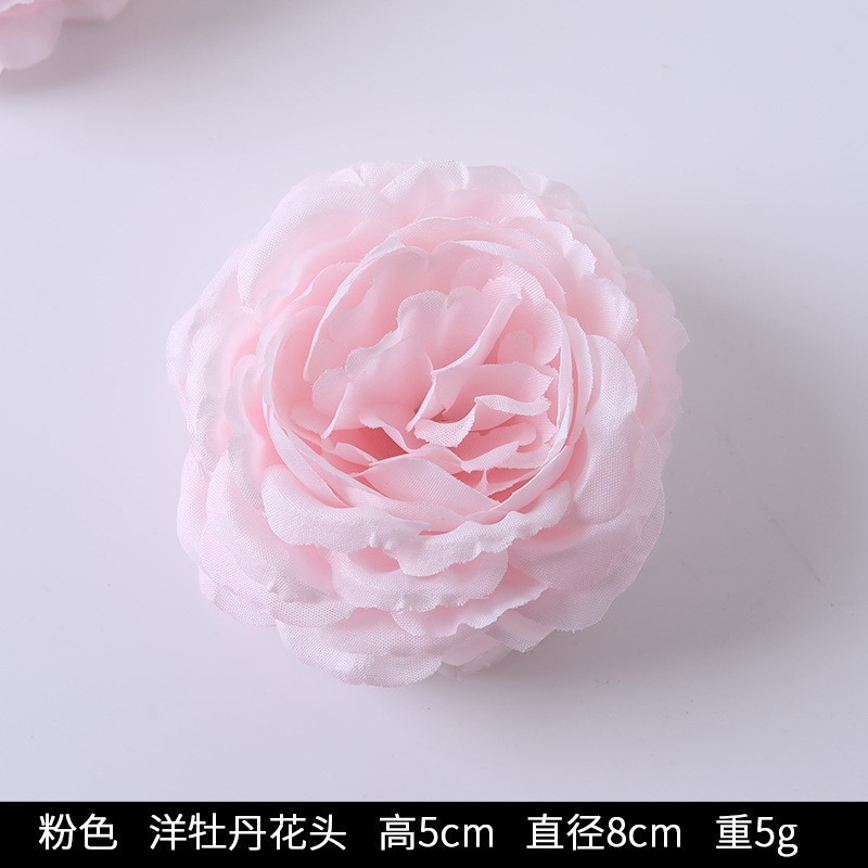 Foreign peony flower head + flower pole