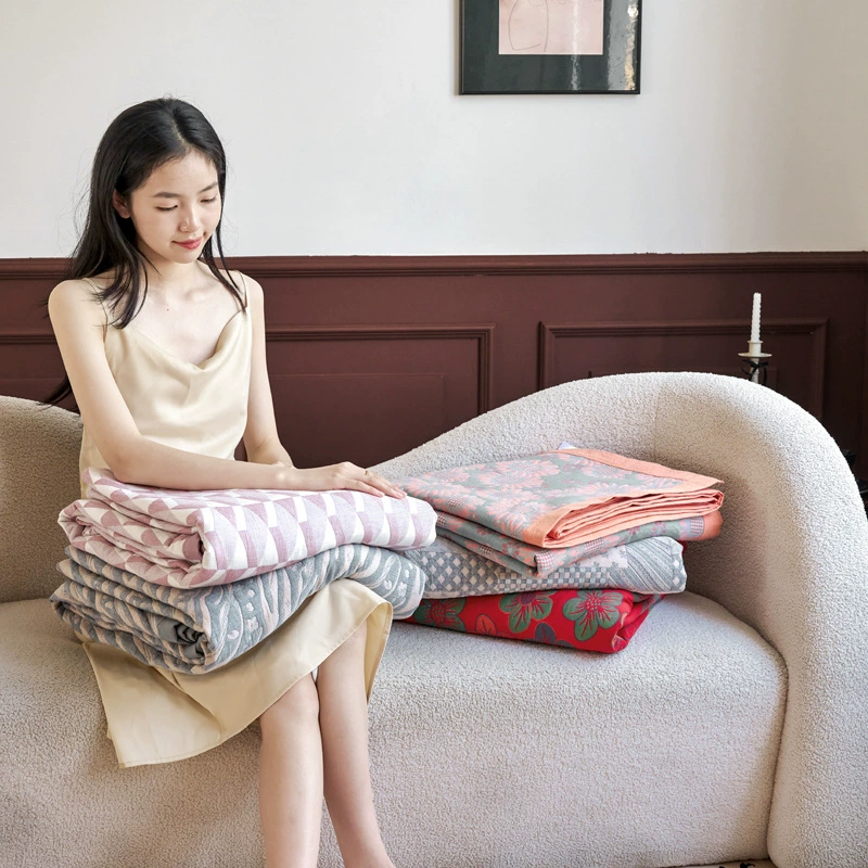 Современное многофункциональное полотенце, дышащий муслин из хлопка, простой и элегантный дизайн