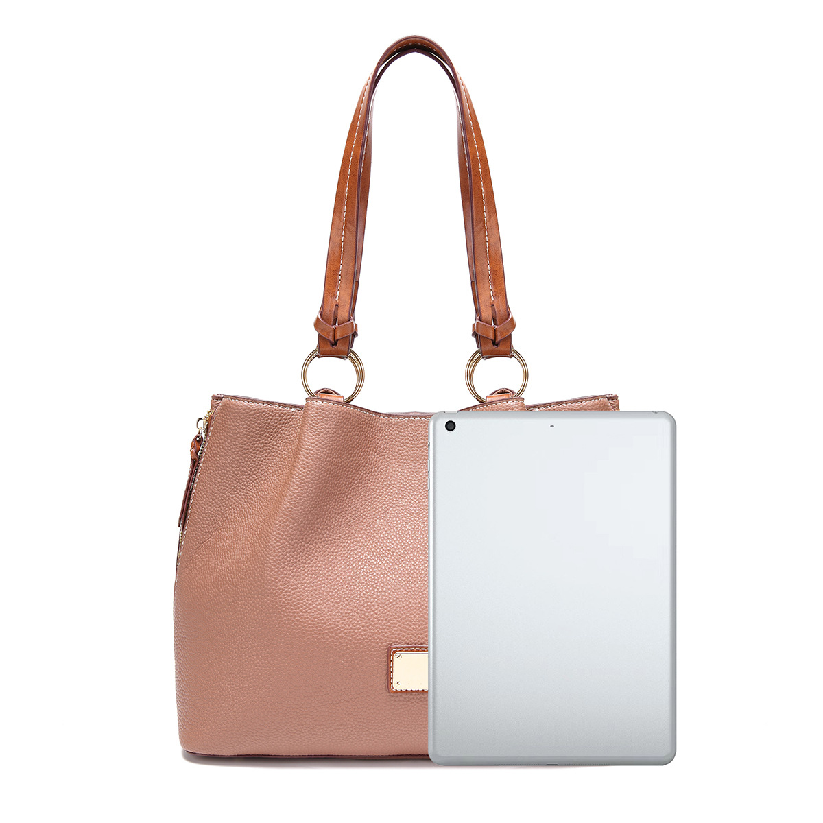 Retro Pebble Lychee Particle Texture Single Shoulder Mother-in-law Women's Bag Large Capacity_voghion.com