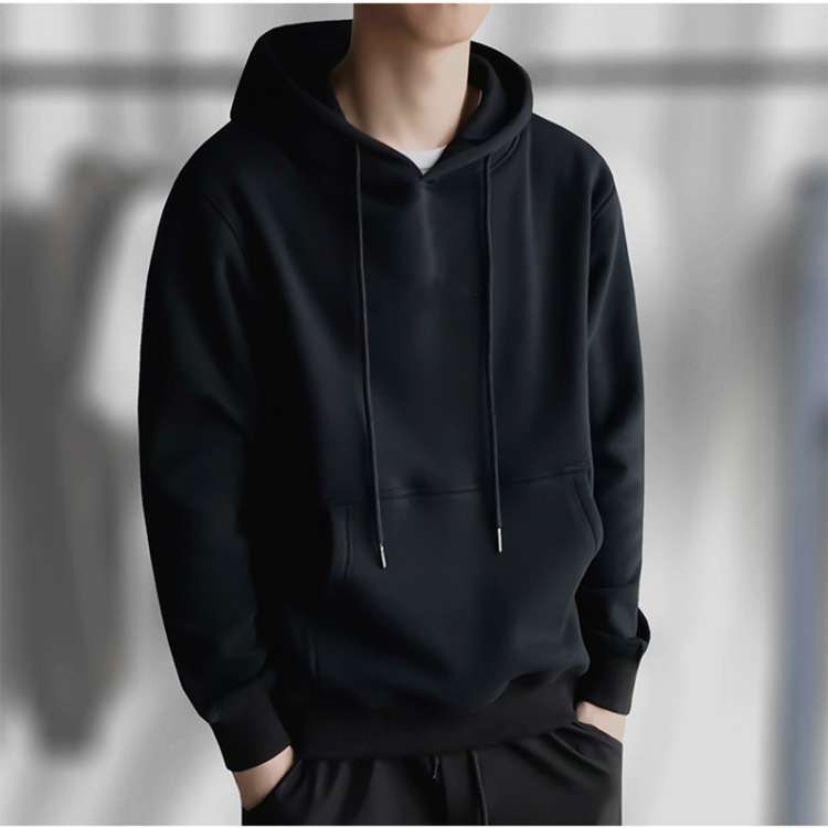 New autumn and winter hooded sweater men's sports loose solid color terry autumn and winter class clothes wholesale sweater long sleeve New autumn and winter hooded sweater men's sports loose solid color terry autumn and winter class clothes wholesale sweater long sleeve