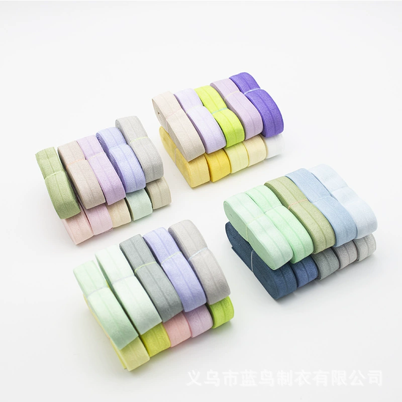 Фабрика в наличии 10 цветов 15 мм розовая серия яркая поверхность эластичная тесьма воротник подшивочный ремень Пояс для йоги поводок для домашних животных