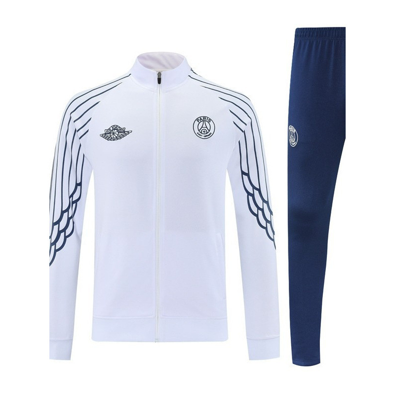 2526 Real Madrid Paris Barcelona Spain Liverpool Atlético Madrid Ac France Autumn and Winter Jacket Long Zipper Casual Suit
