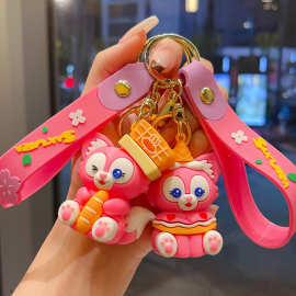 新款玲娜贝尔钥匙扣可爱小狐狸包包挂件钥匙链娃娃机小礼品批发