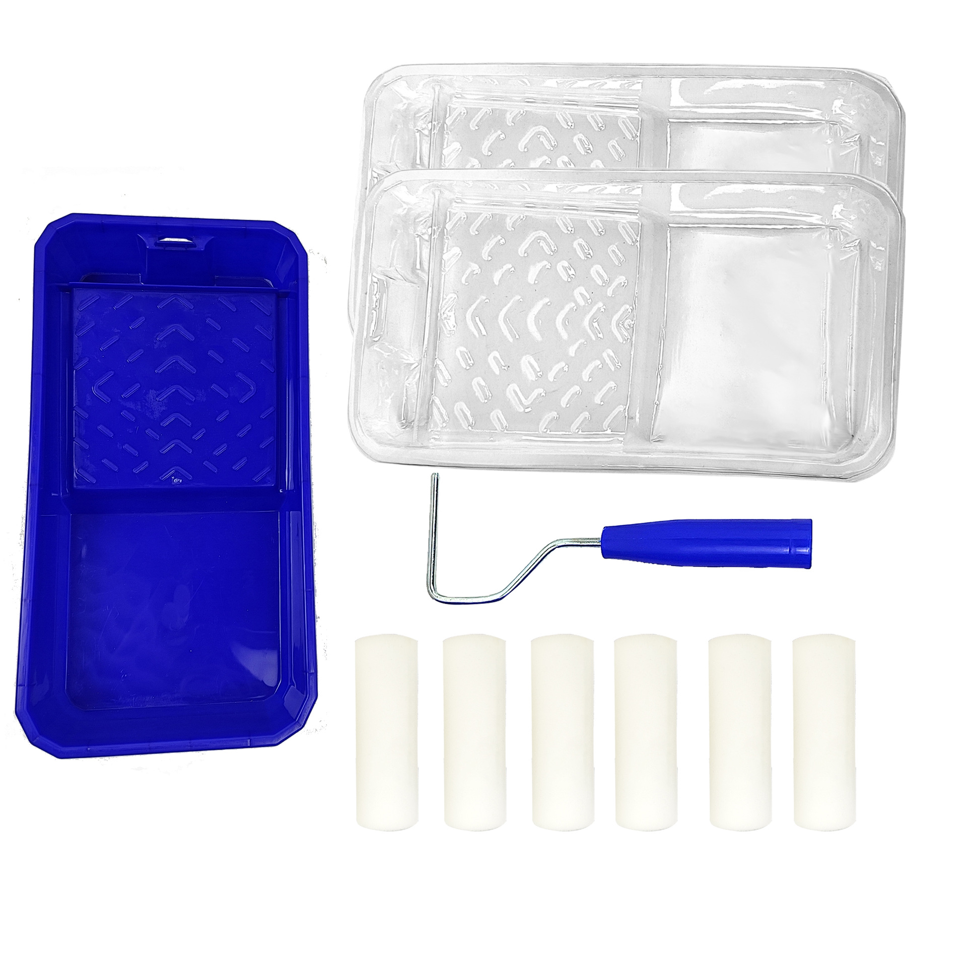 Transfronterizo herramienta de mano rodillo cepillo de esponja rodillo cepillo traje de rodillo de pintura kit Termocontraíble rodillo traje