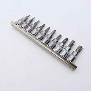 Hexagon socket wrench inner 6-angle socket 10pc head quick ratchet nozzle nozzle screwdriver tool