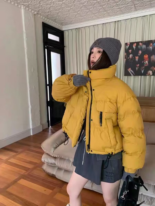 2025秋冬羽绒服女短款韩版立领小个子加厚面包服时尚保暖外套冬潮|undefined