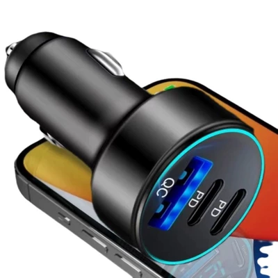 Cross-Border 2C1A Car Charger Suitable: Mobil şarj cihazları