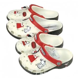 Тапочки в стиле Crocs детские летние босоножки легко надевать материал