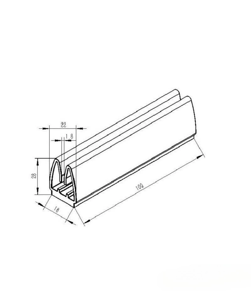 Магнитный зажим для пластины KT Акрил-слот для карт