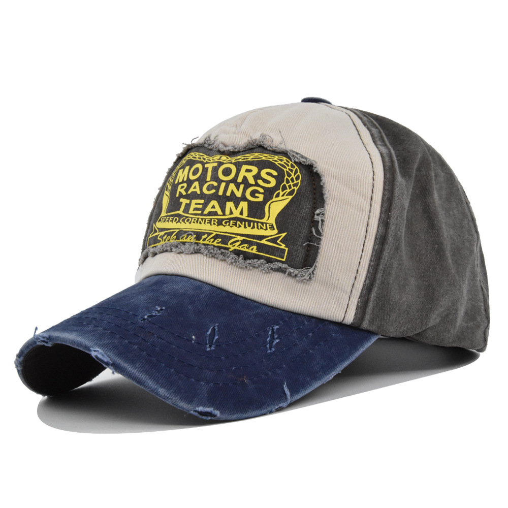 Graffiti Motors Printed Baseball Cap With Duckbill Design_voghion.com