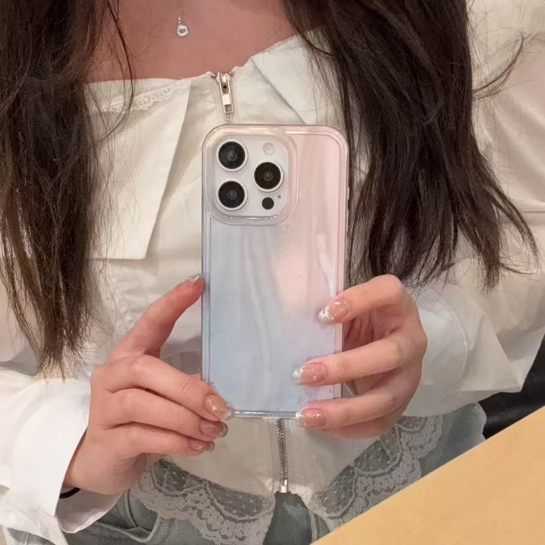 Láser Aurora de sentido simple y avanzado para Apple 16promax pareja 15pro nuevo 14/13 nicho 15PM