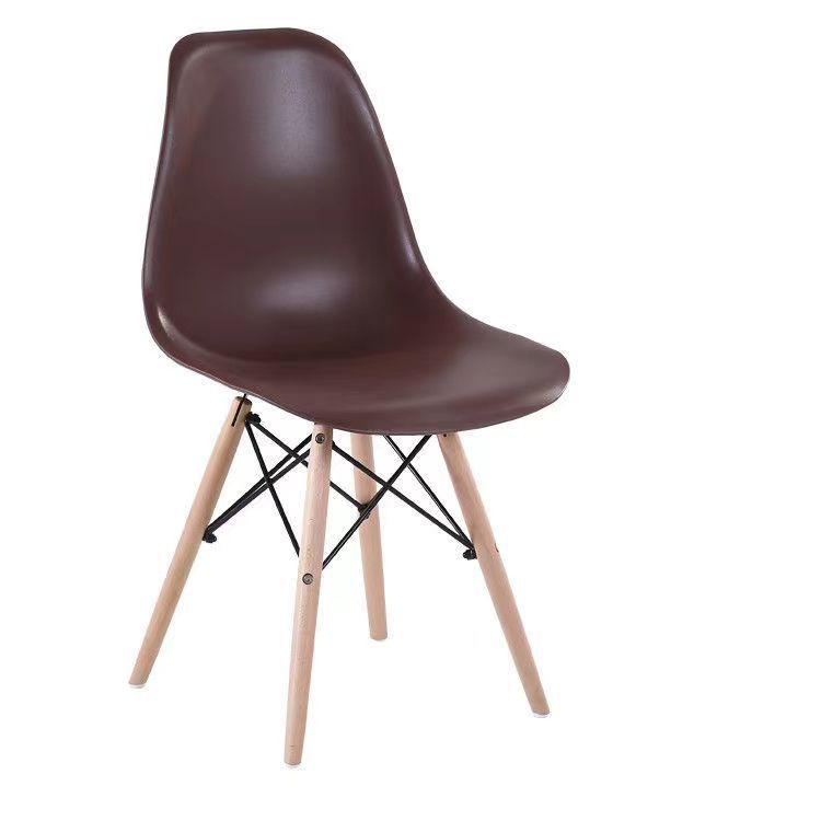 Silla escandinava moderna, creativa, informal, sencilla, popular, con respaldo, silla de comedor para el hogar, mesa de negociación y silla Eames
